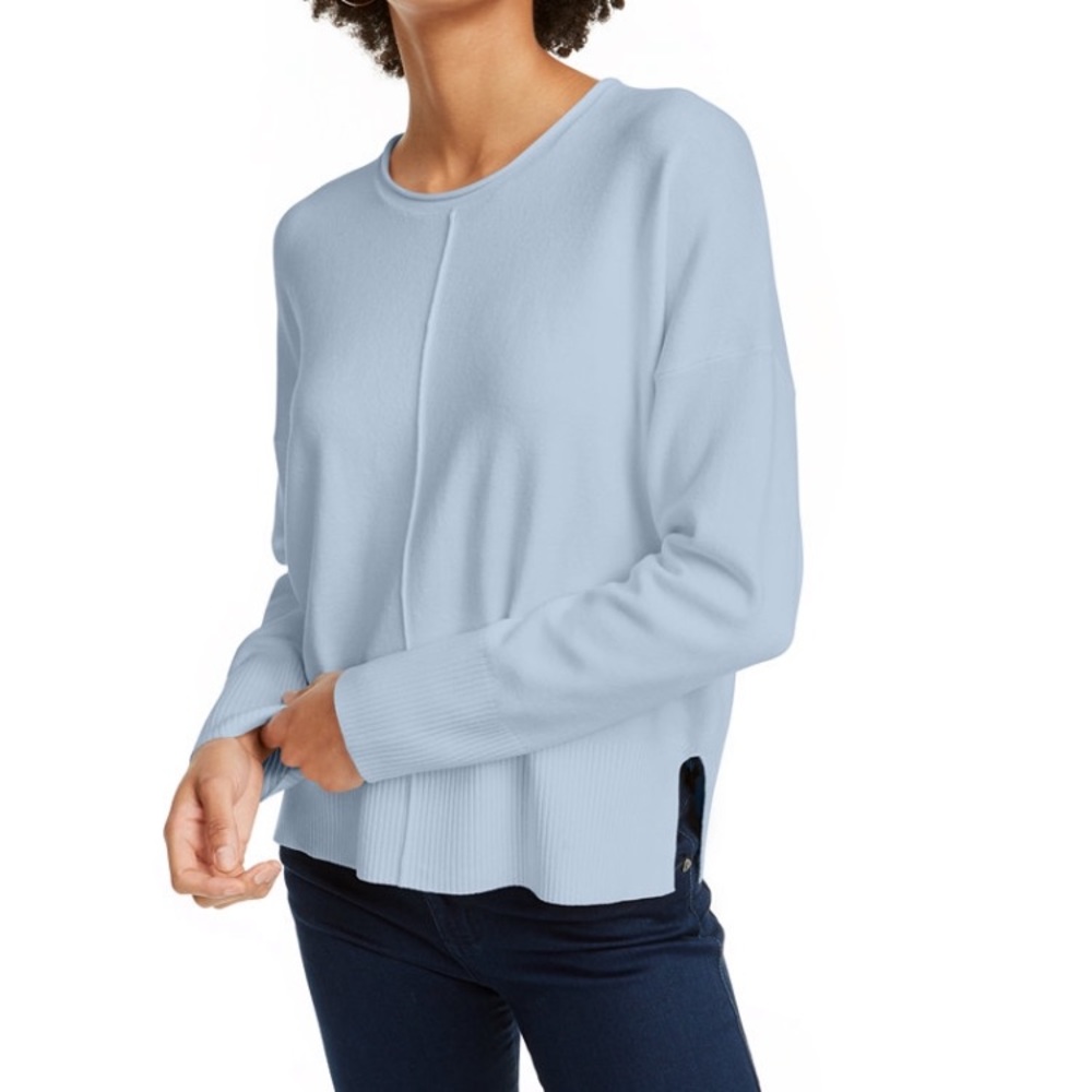 French connection powder blue new sweater
